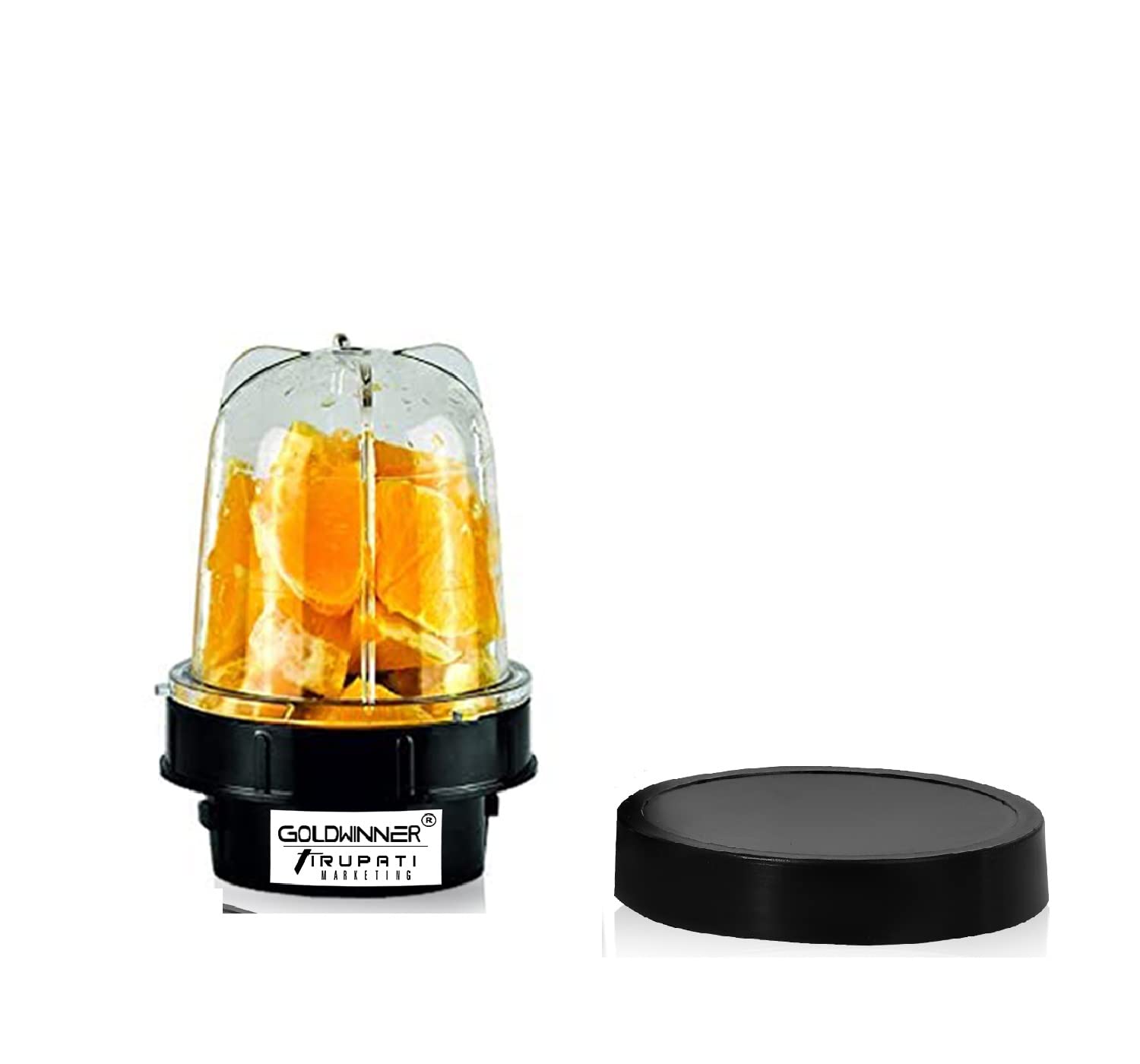 Goldwinner Super Bullet Jar for Mixer Grinder Small Set of 1 (350 ML) ABS Transparent Plastic Mixer Juicer Jar-image-40