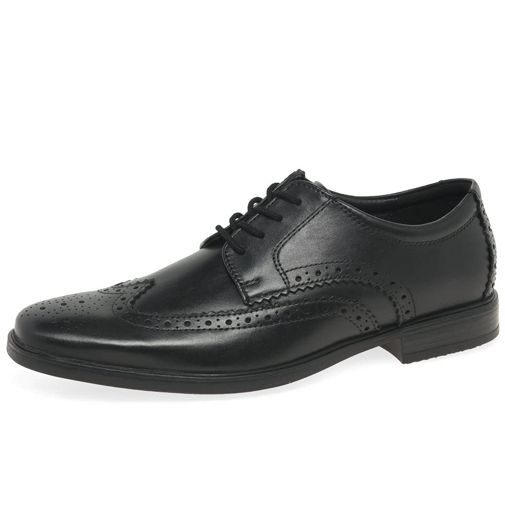 Clarks Howard Wing Mens Black Leather, 6.5