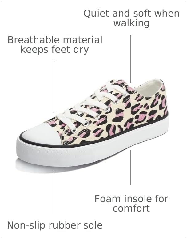 Image of Obtaom Unisex Canvas Shoes Low Top Fashion Sneakers Slip on Walking Shoe