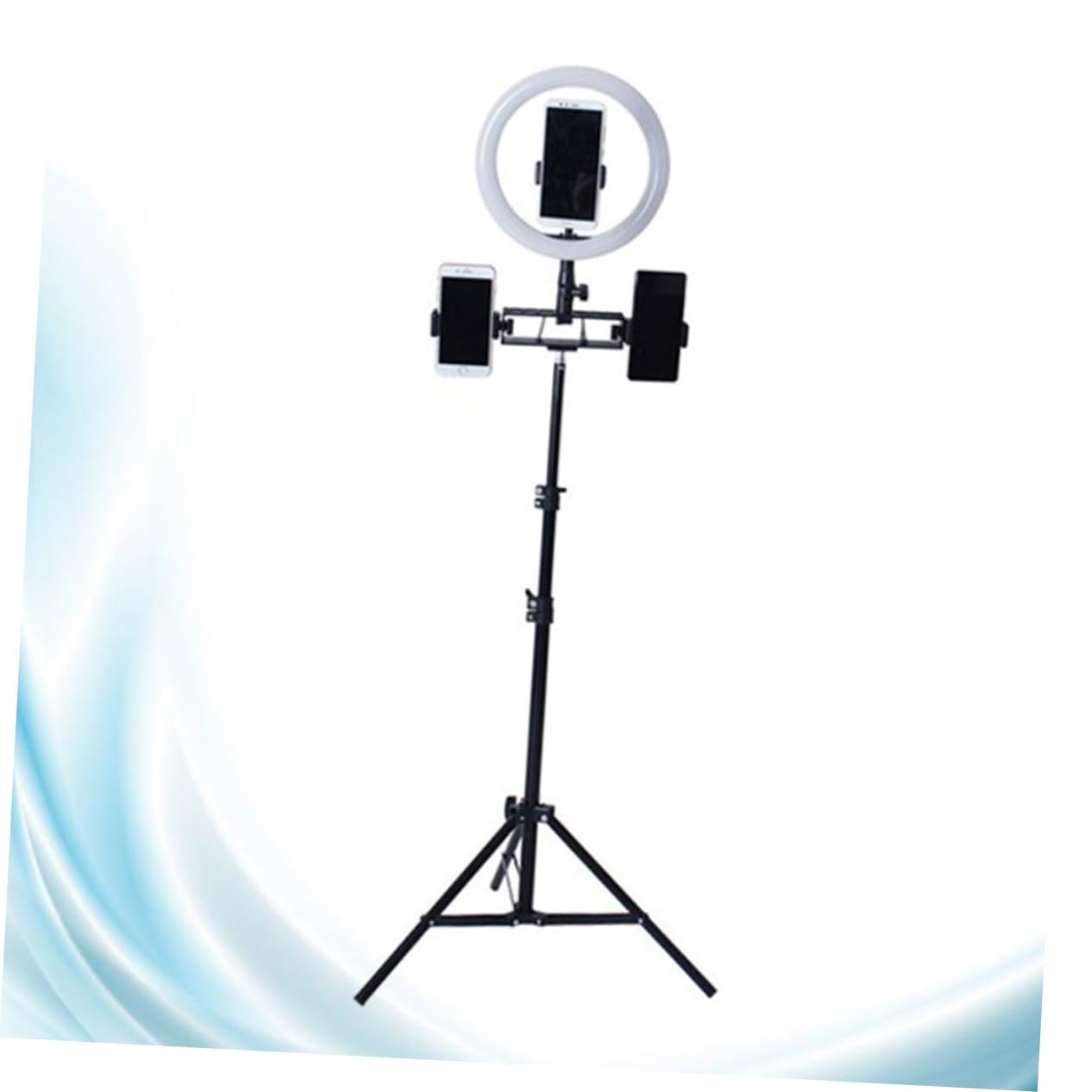 DOITOOL Led Ring Light Tripod 360° Rotating Selfie Light Dimmable for Photography Video