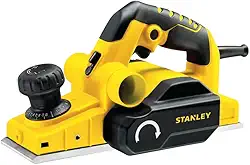 Stanley Plaina Elétrica, Ferramenta com Potência de 750W, Base Dianteira com 3 Tamanho, Modelo STPP7502, 110V