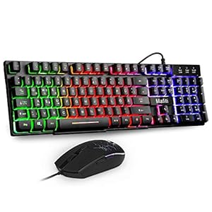 Mafiti Rii RK101 Tastatur-Maus-Set