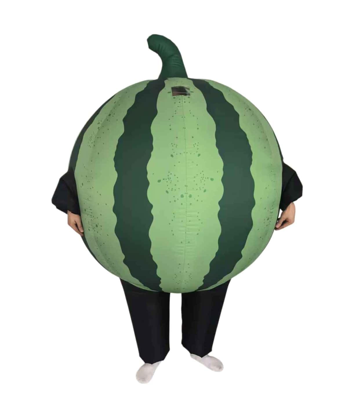 Nadmuchiwany kostium arbuza unisex kombinezon dmuchany na całe ciało | Halloween i cosplay, letnia impreza przy basenie, realistyczny wzór owoców, fantazyjny strój, karnawał i motyw farmy