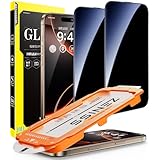 Zeniss iPhone 16 Pro ガラスフィルムに適合する 覗き見防止 【米軍規格航空材料&革新的なガイド枠】2枚セット iphone16 Pro保護フィルム 耐衝撃·硬度10H 全面保護 気泡レス 自動吸着 貼りやすい アイフォン16 プロ スマホフィルム 超鮮明な画質 高光沢 ブルーライトカット 目に優しい 覗き見防止フィルム 指紋防止 飛散防止 スクラッチ防止 携帯フィルム 強化ガラス 極細黒縁あり 6.3インチ