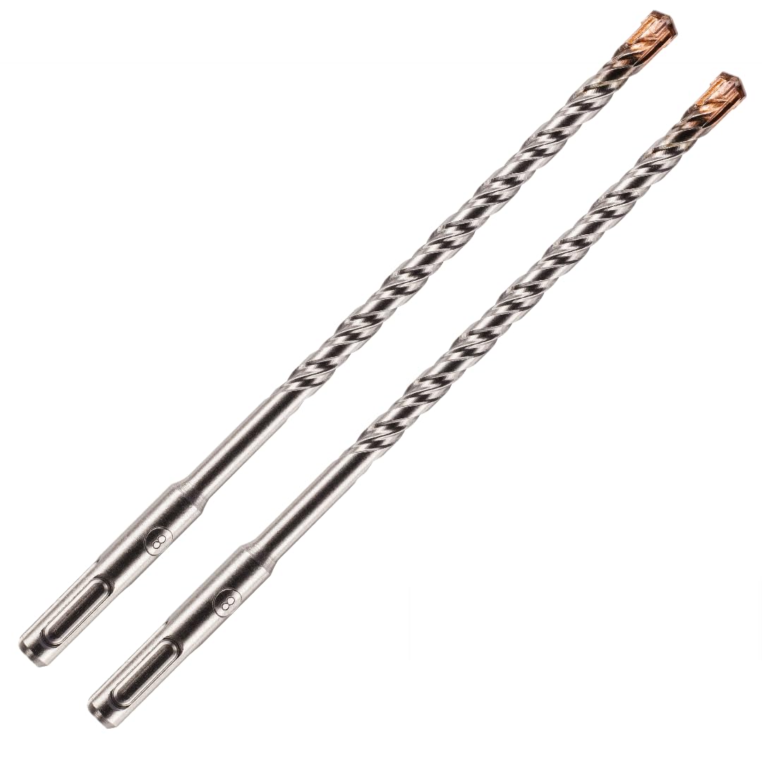Pack Of 2-7mm x 210mm Long SDS Plus High Performance Hammer Drill Bits