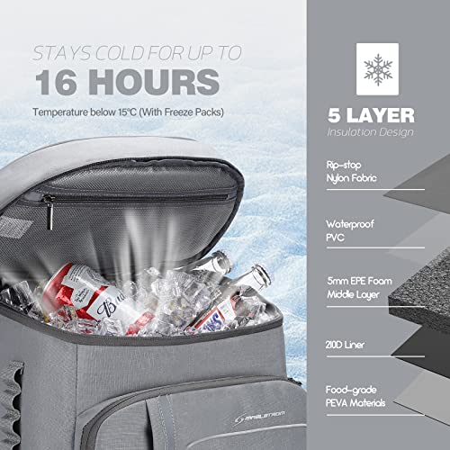 Maelstrom Mochila térmica de 35 latas à prova de vazamento, bolsa térmica macia isolada, refrigerado