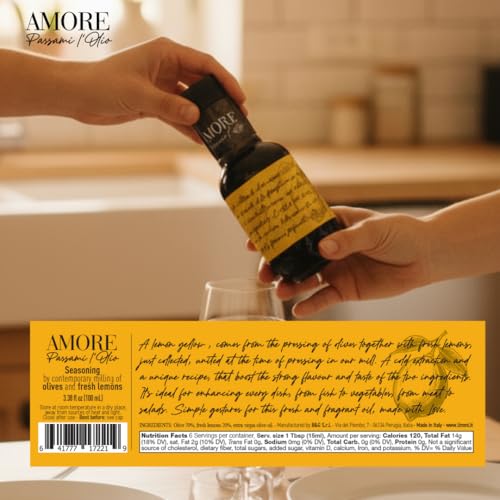 Amore Passami l'Olio Aceite de Oliva Extra Virgen 100 ml miniatura 3