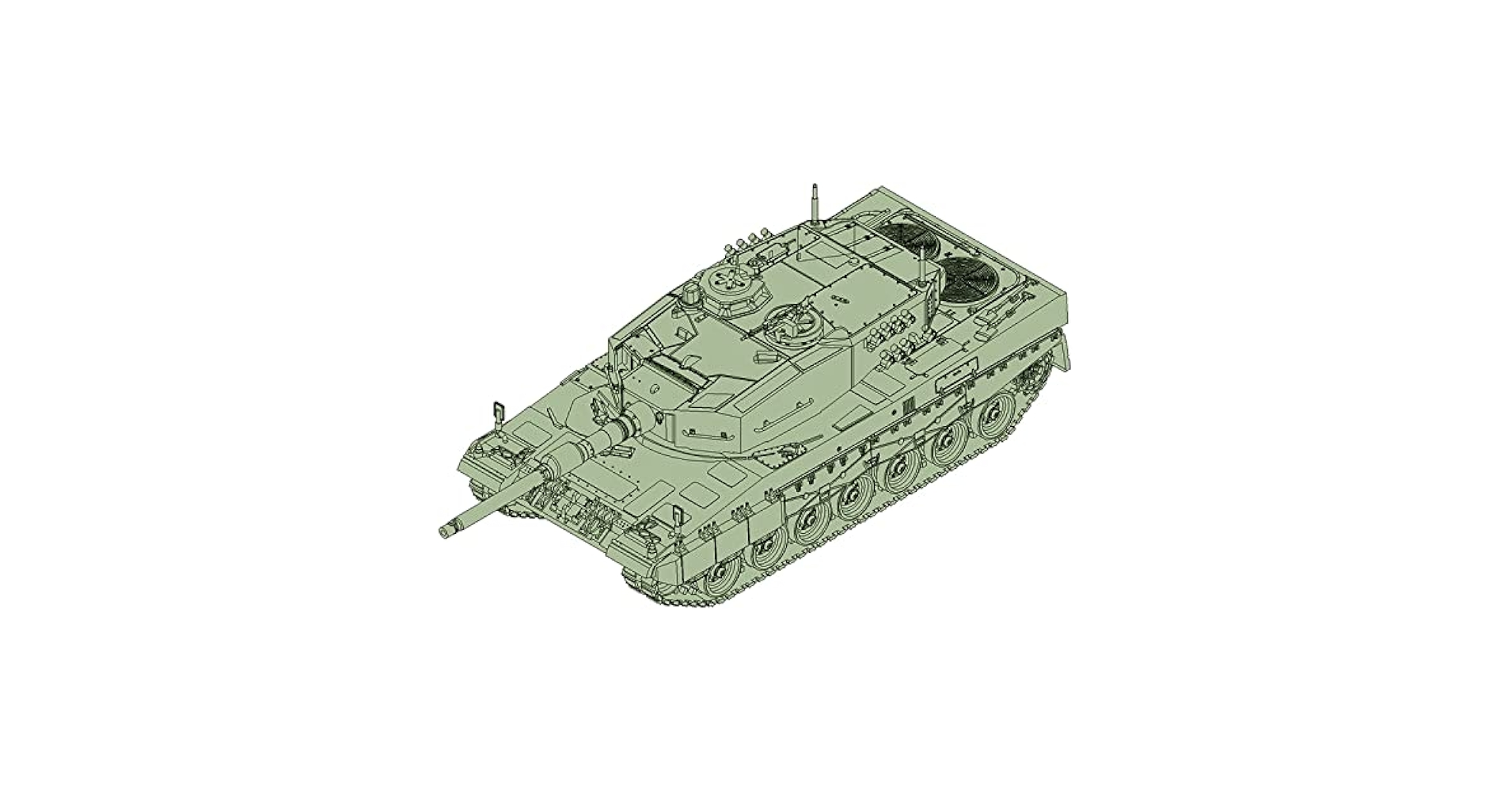 Amazon | トランペッター 1/72 ドイツ連邦軍 レオパルド2A4主力