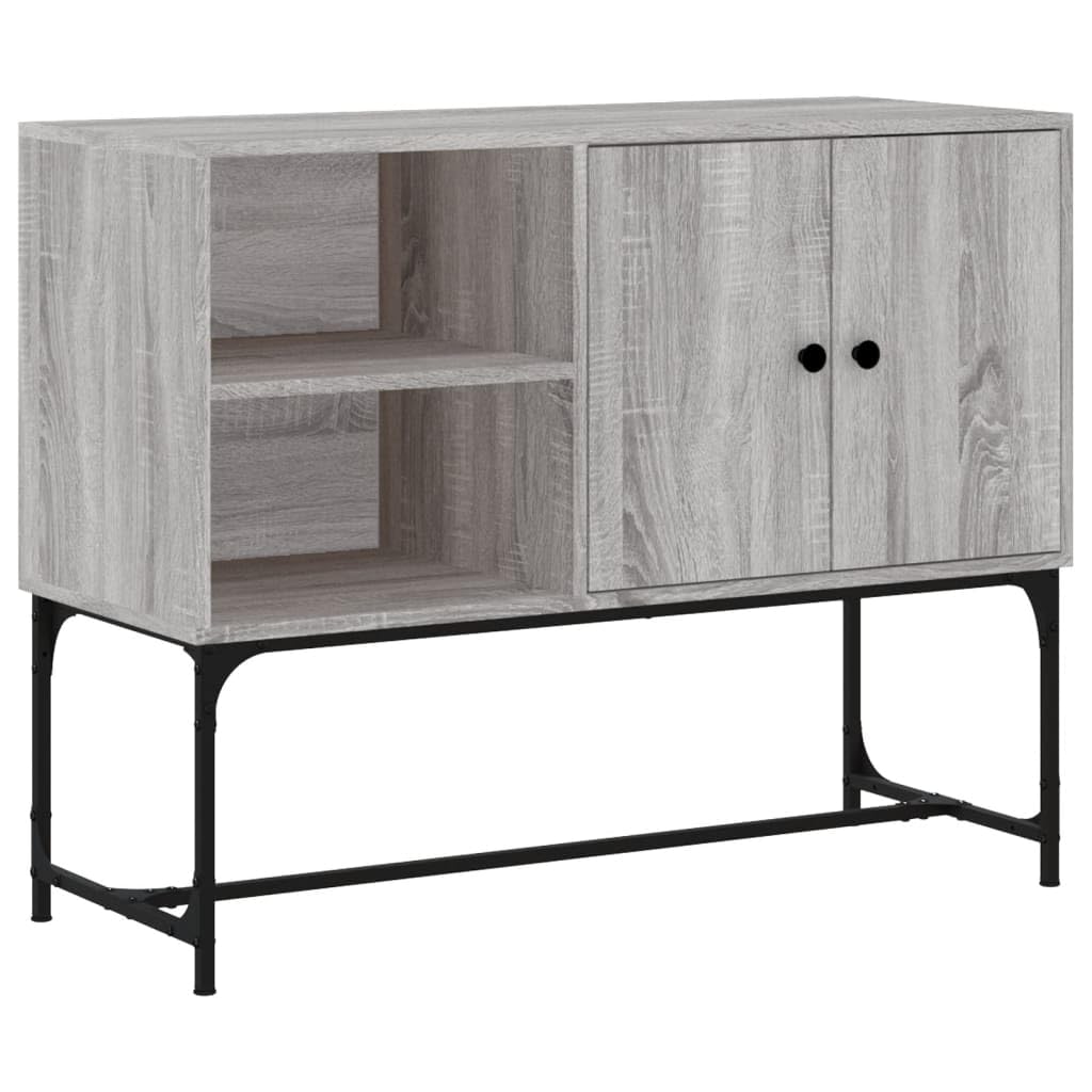 Aparador gris Sonoma ideal para renovar el almacenamiento de tu salón