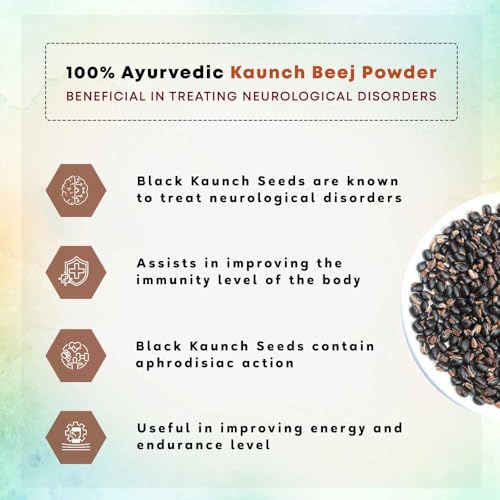 Image of Namo Black kauch beej 250gm (sabut) - Raw Whole Velvet Beans, Kaunch