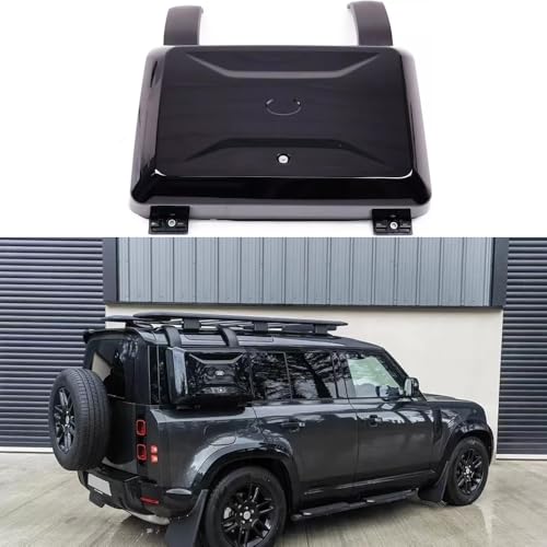 YHELI Fits for Defender 110 130 2020-2024 Exterior Side Mounted Gear Box Carrier, Glossy Black