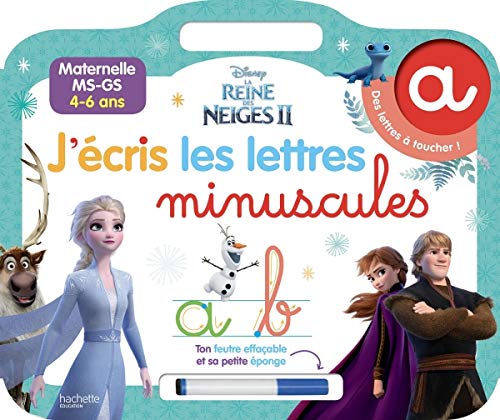 Télécharger DISNEY REINE DES NEIGES 2 - Ardoise J'écris les lettres minuscules (4-6 ans) PDF