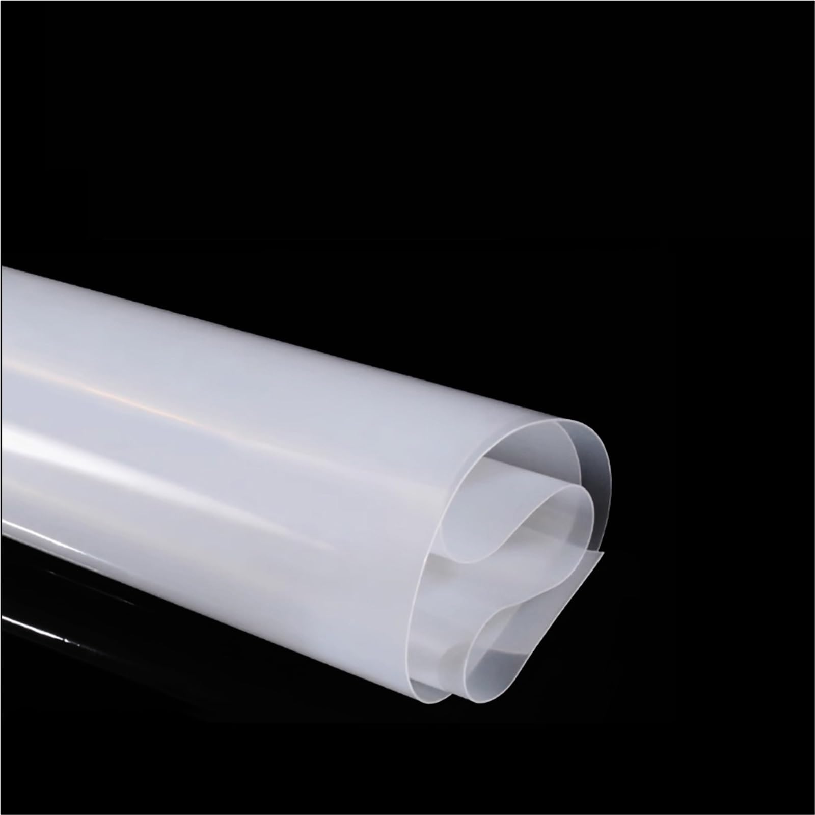 Cuscinetto resistente alle alte temperature in foglio di gomma siliconica traslucida for apparecchiature audio, 1 pz(100x100x10mm)
