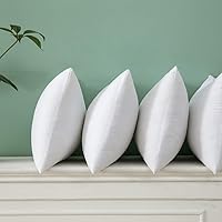 Vista 4 de MIULEE 12 x 20 rellenos de almohada (juego de 4) Cojines decorativos Rectángulo Premium Lumbar Rellenos Forma para Sofá Cama Cojín