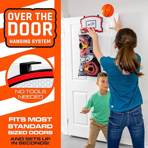 Cible de tir Nerf et mini panier de basket pour chambre d'enfant propre