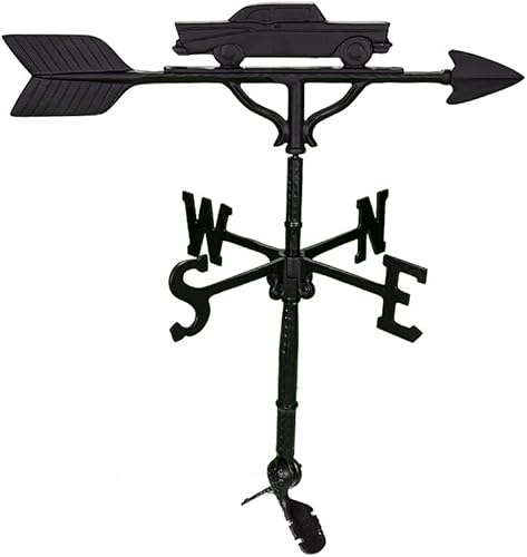 Veleta de 32 pulgadas con adorno clásico negro satinado para automóvil disponible en Yaxa Peru