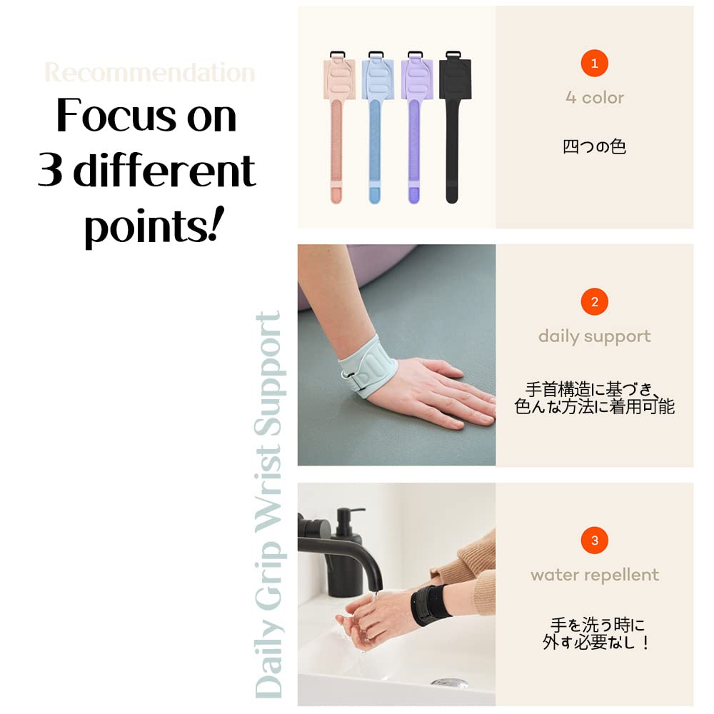 Aider Daily Grip Handgelenkbandage für Karpaltunnelsyndrom, Unterstützung für 1., 2., 3. Finger, Taubheitsgefühl und Handgelenkschmerzen, Belastung, Arthritis, Alltag und sportliche Aktivitäten,