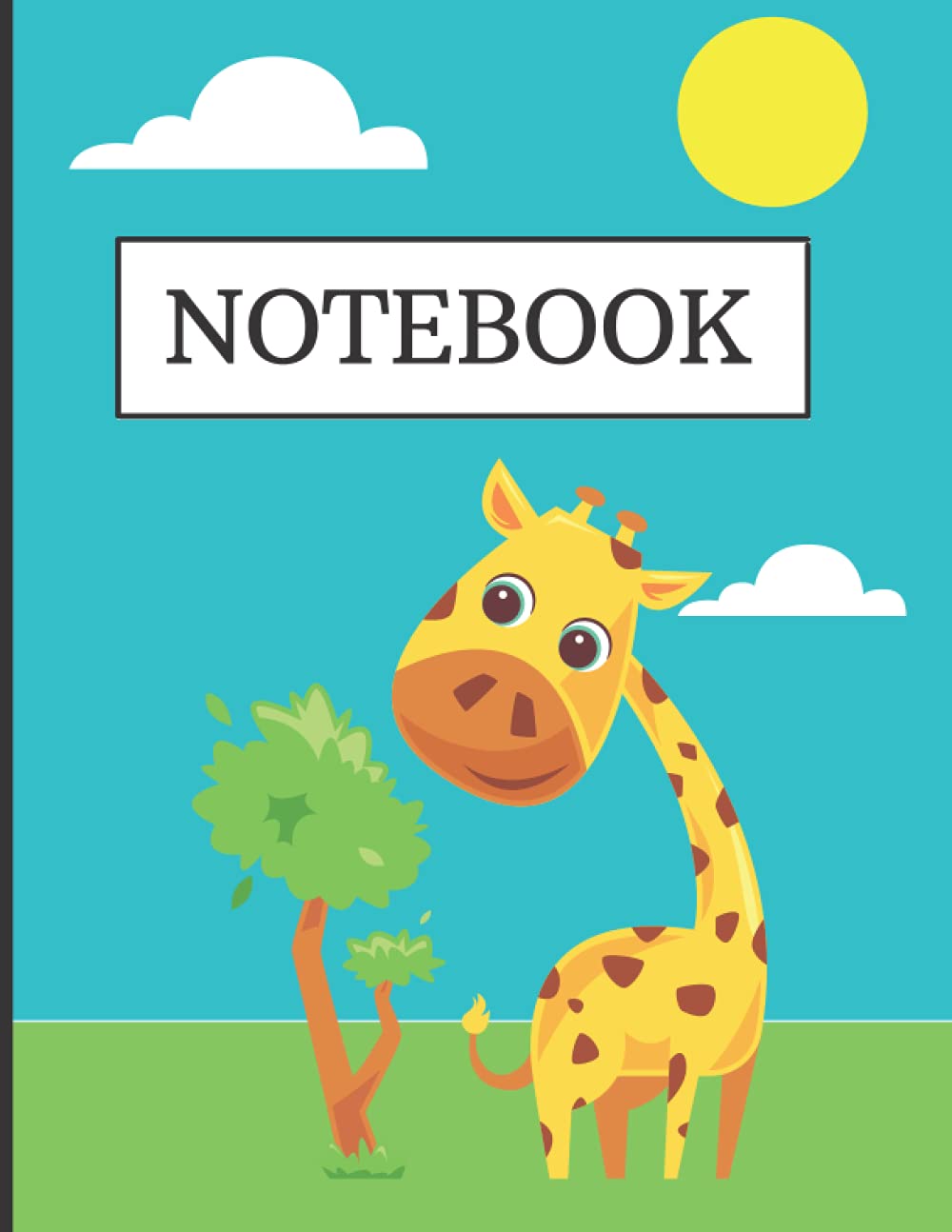 Giraffe Notebook For Kids ( 8.5 x 11) 120 Page