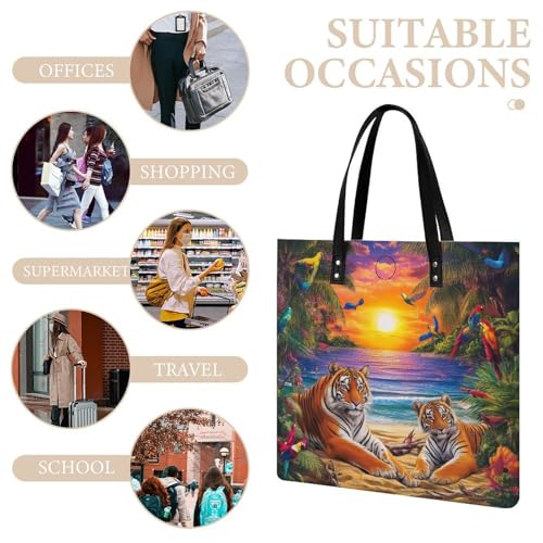 Bolso de cuero suave para mujer, fácil de llevar, tote para trabajo miniatura 7