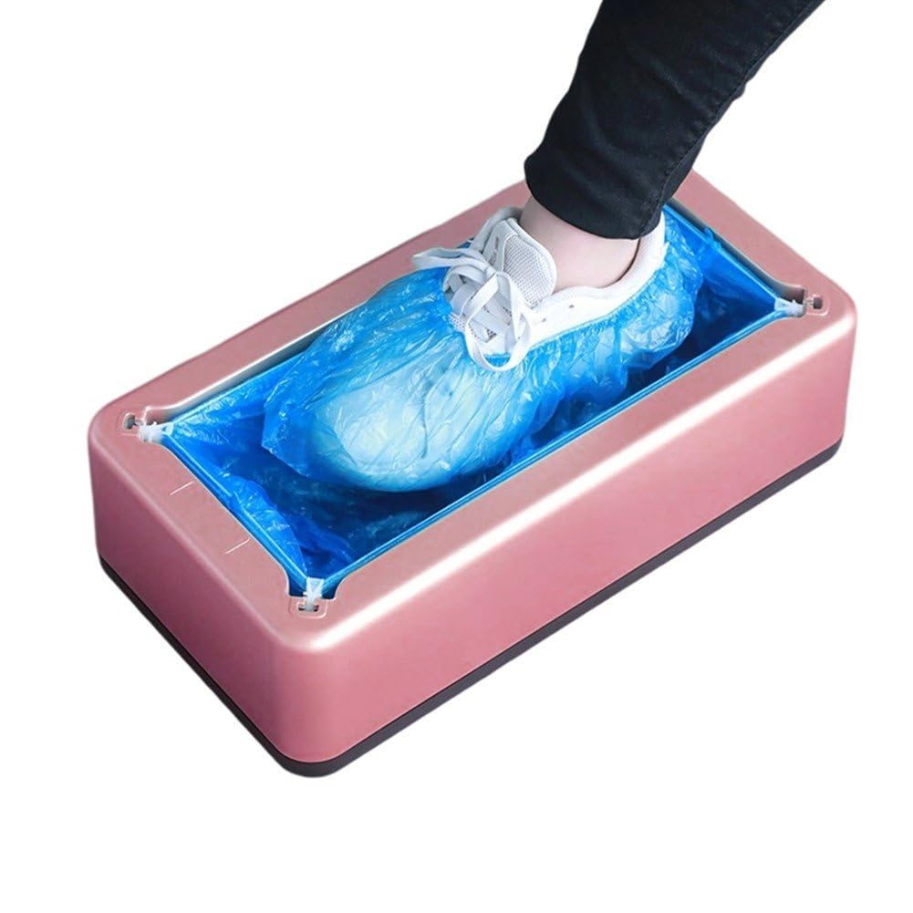 Dispensador Automático De Cubrezapatos con 100 Cubrezapatos Y Recambio para Reuniones Familiares Y Celebraciones Navideñas.