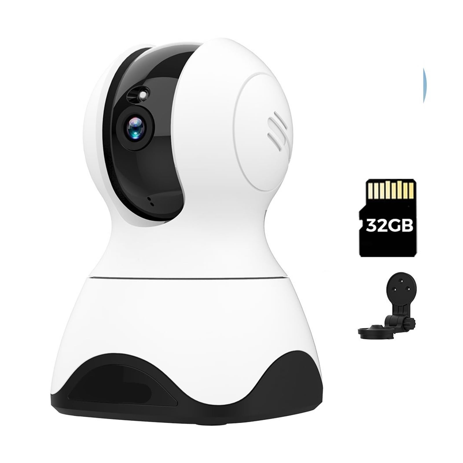 Caméra de sécurité intérieure WiFi 4MP 360° PTZ