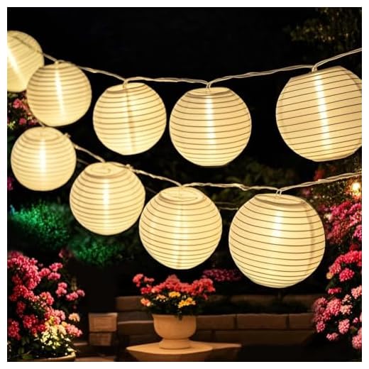 21 Creative Garden Lantern Ideas to Illuminate Your Outdoor Space 4 Bright Zeal 20' Long 30 LED Lanterns String Lights Battery Powered - Indoor Outdoor 3" White Silk-Like Cloth Round Mini Lantern String Lights for Yard Bedroom Wedding
