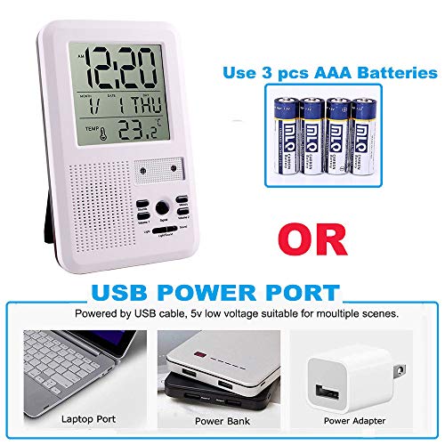 Home Safety Patient Alert Alarm System Wireless Alarm Emergency Call Button Elderly Monitor Caregiver Personal Pager for Elderly Kids (Updated Version) - Thumbnail 5