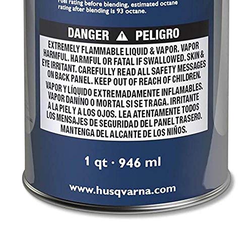 Husqvarna 584309701 Xp Pre-Mixed 2-Stroke Fuel And Engine Oil Quart (6 Pack) #TOP3