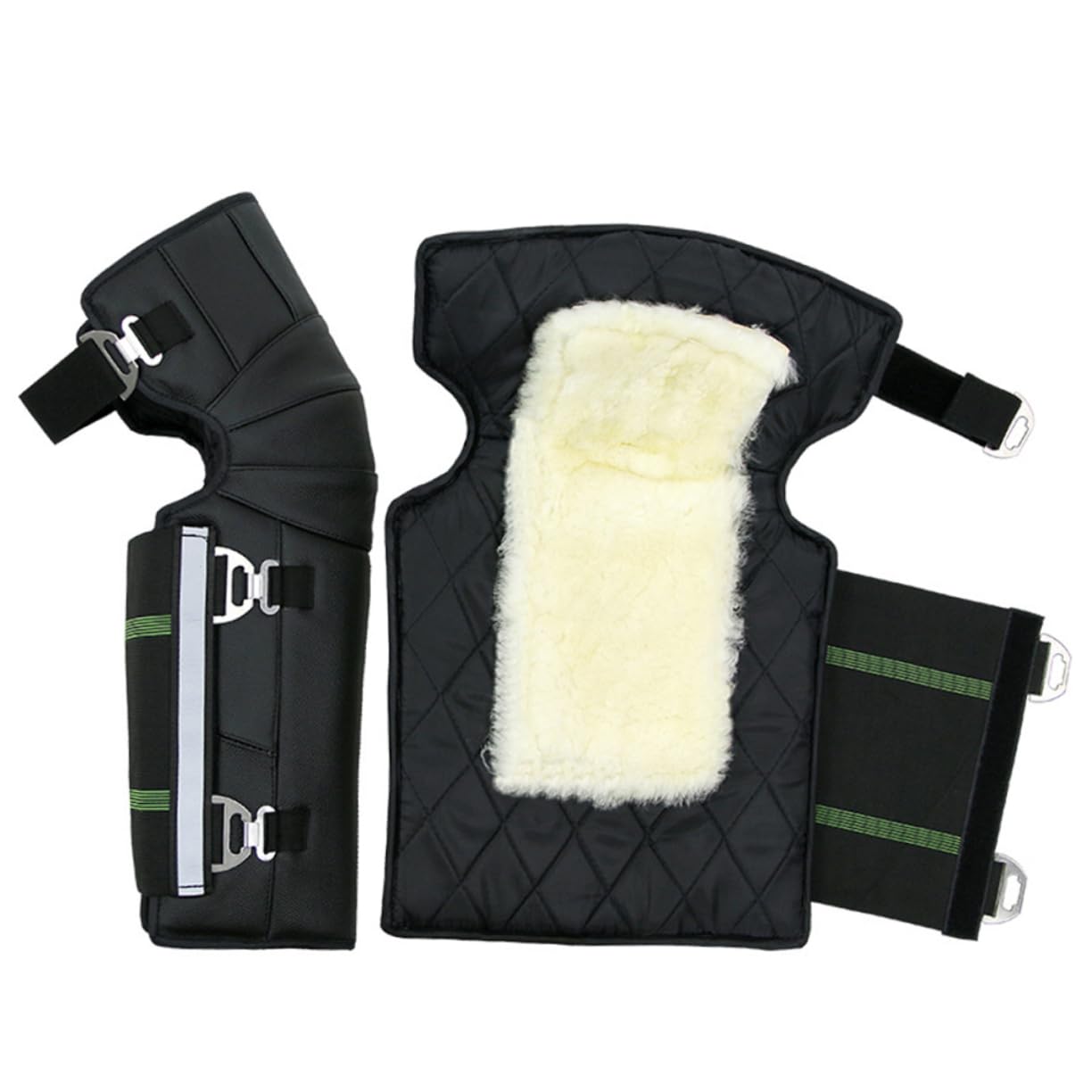 HOODANCOS 1Pair Motorcycle Knee Sleeves Winter Warm Protective Gear Windproof Leg Guards for Elasticity for Motorcycles Electric Vehicles Durable