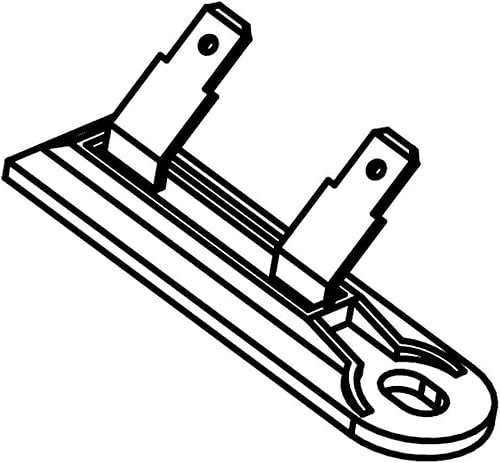 Whirlpool W10909685 Fusible térmico para secadora, 195 grados F (reemplaza a W10693363) Pieza original del fabricante de equipos originales (OEM)