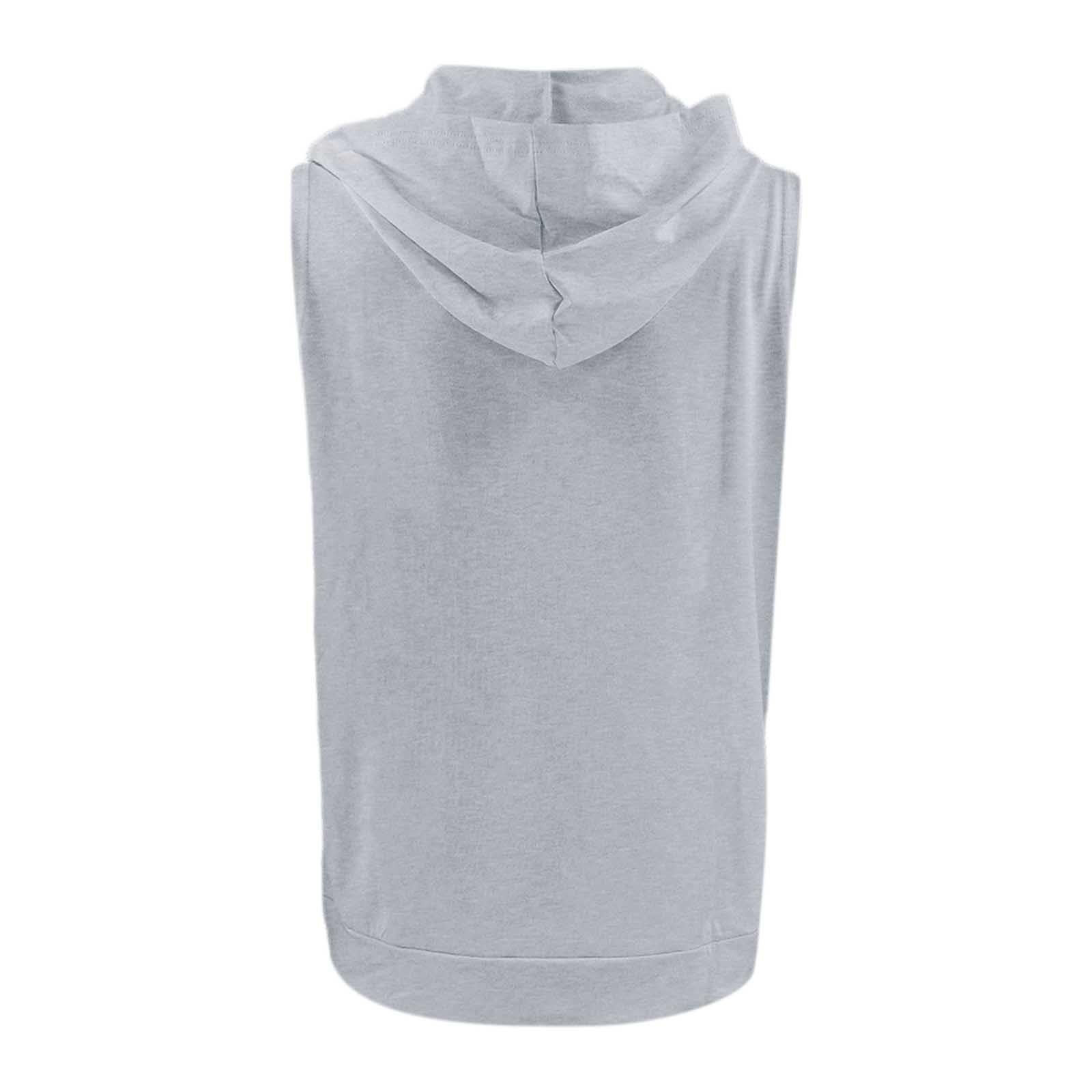 WWricotta Gilet sportivo con cappuccio e senza maniche, nuovo modello estivo da donna