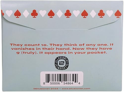 Miniatura 3 de Ellusionist Juego de trucos de magia  Trucos de magia de cualquier pensamiento de tarjeta a bolsillo  Trucos de cartas definitivos regalo para