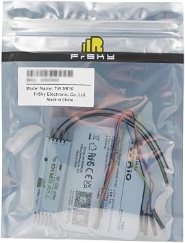 FrSky TW SR10 2.4G Dual Active Receiver Built-in Gyro & Accelerometer Advanced Stabilizer Precision Telemetry 10 Configurable Ports Triple Antennas OTA FBUS/SBUS