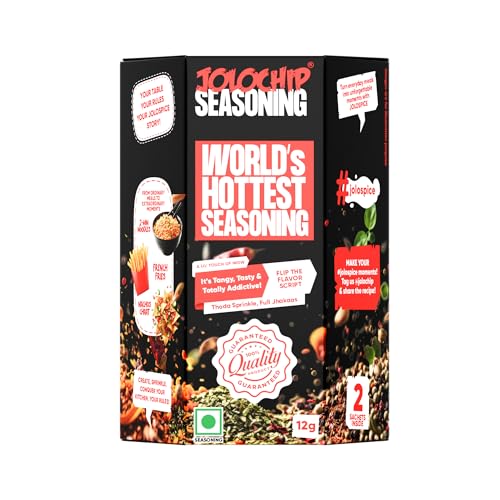 Image of JOLOCHIP World's Hottest Sauce (20ml) & World's Hottest Seasoning (12g) Combo Pack | Extreme Spice Challenge | Made with World's Hottest Peppers (SAUCE + SEASONING)