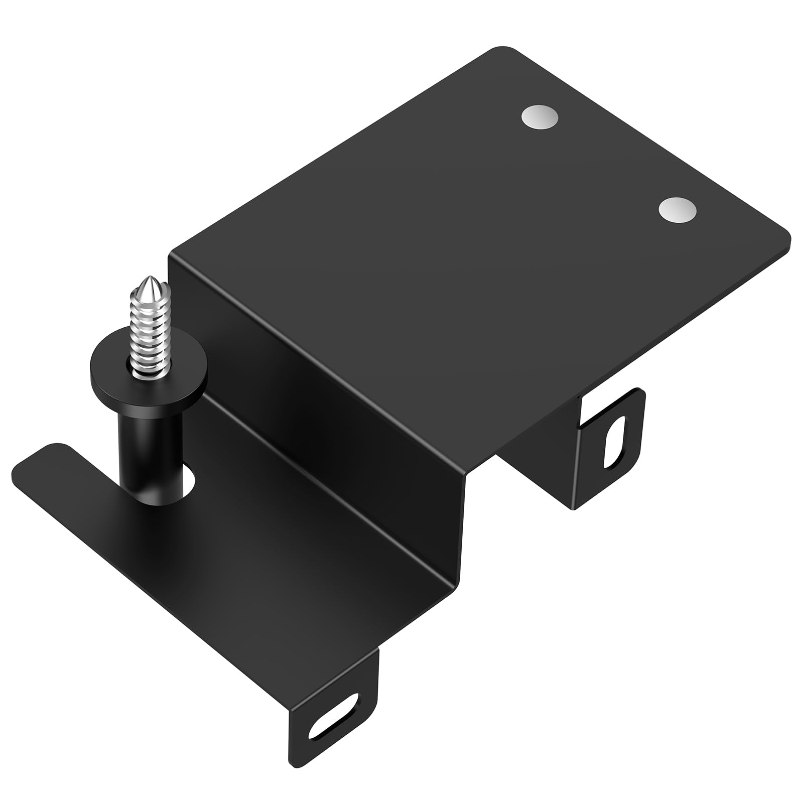Child Proof Door Top Lock - Dahuiby Kids Safety Door Lock Made of Durable Metal - Adjustable Sliding Top Door Lock for 0.6-2.2" Thick Doors - Can Open Door from Both Sides (Black 1PCS)
