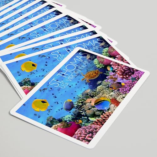 Baraja de cartas Póker 52 cartas St. Thomas Islas Vírgenes miniatura 5