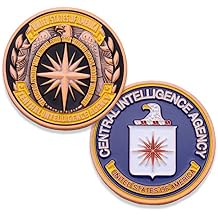 CIA Challenge Coin - Central Intelligence Agency Military Coin - Amazing 1.75" Custom Coin Designed by U.S. Military Veterans
