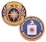 CIA Challenge Coin - Central Intelligence Agency Military Coin - Amazing 1.75' Custom Coin Designed by U.S. Military Veterans