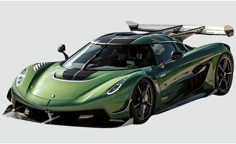 GT Spirit Green Metallic with Black Stripes 1/18 Model Car GT927