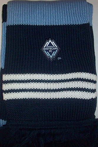 adidas MLS Vancouver Whitecaps FC Strickschal mit Fransen, gestreift