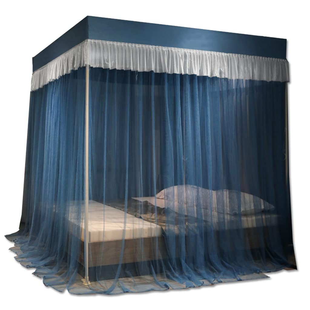 Auvent de lit romantique avec moustiquaire pour créer un cocon de nuit