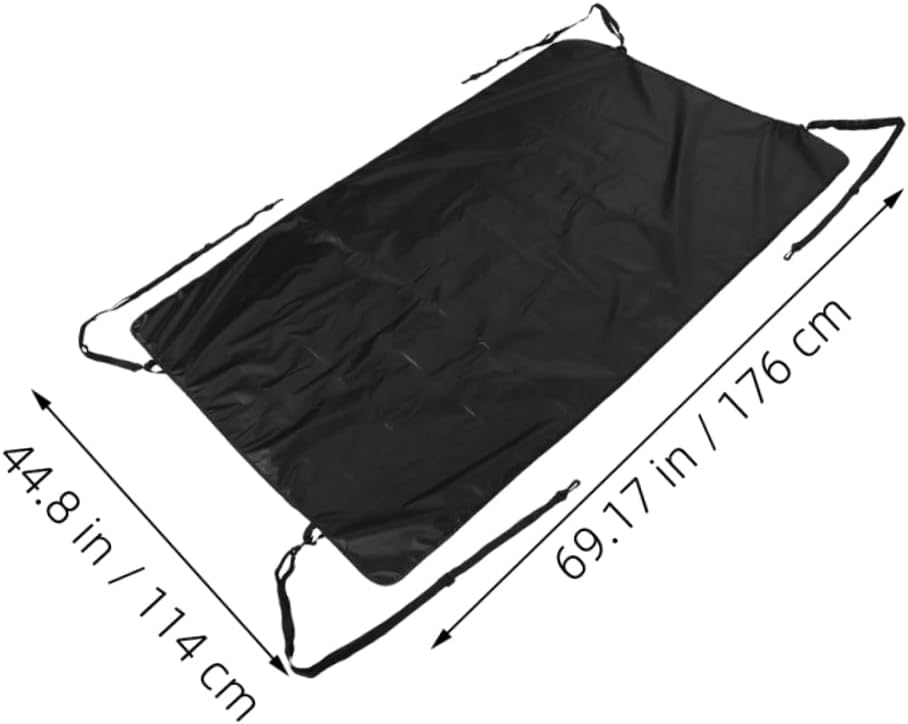 Oxford Cloth Camper Tailgate Sunshade Cover Black Waterproof