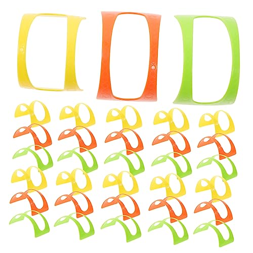 Homoyoyo 50pcs Taco Holder Plastic Taco Stands for Soft Compact Stackable Design for Family Gatherings