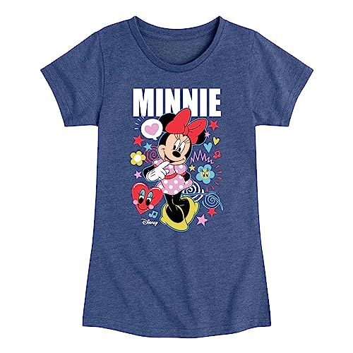 Image of Disney - Jr. - Minnie - Girls Fitted Short Sleeve Tee