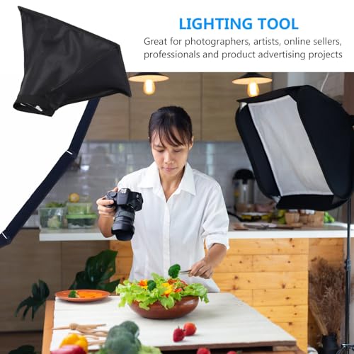 Image of BESPORTBLE Photography Softbox 20x30cm Portable Light Diffuser Photography Light Box for Studio Flash Lighting Video Recording Equipment