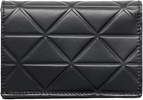 Amazon | [プラク] 財布(二つ折り財布) 1MV021 名刺入れ ネロ