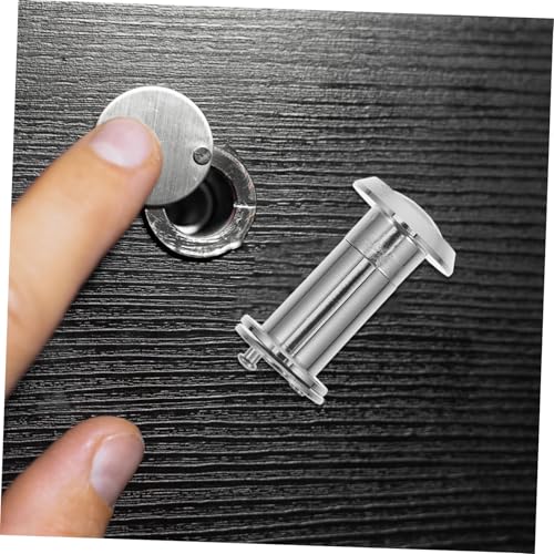 WOONEKY Mirilla para puerta con lente de ojo de pez y gran angular, mirilla resistente para puerta miniatura 4
