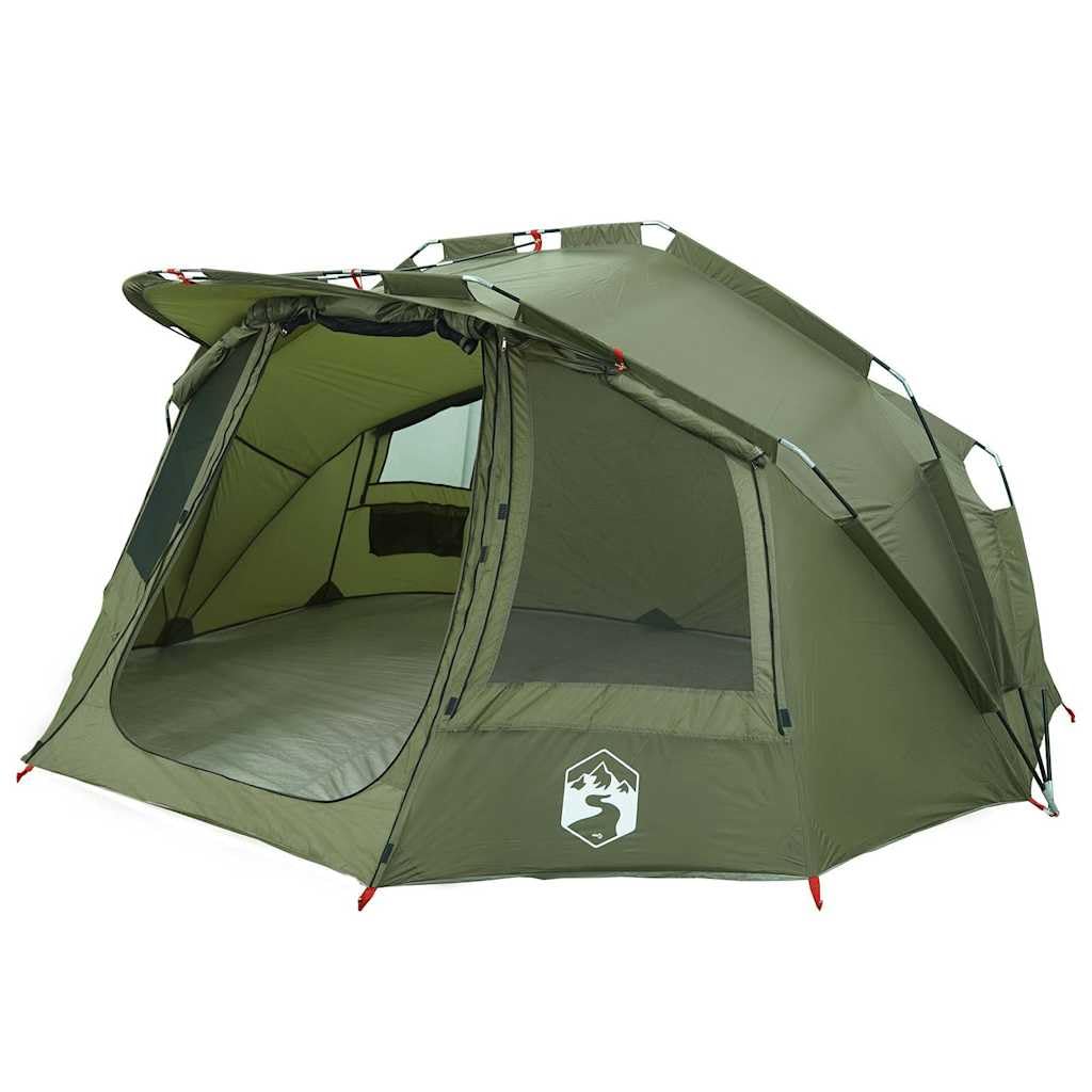 Générique Tente de pêche 5 Personnes Vert Olive imperméable,Équipements Sportifs,Loisirs de Plein air,Camping et randonnée,Tentes,Vert,7 KG,4009389