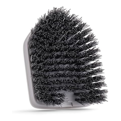 Moku Home Replacement Bristle Brush for Extendable Tub Tile Shower Scrubber for Cleaning Non-Scratch (1x Bristle Brush Gray) Cover