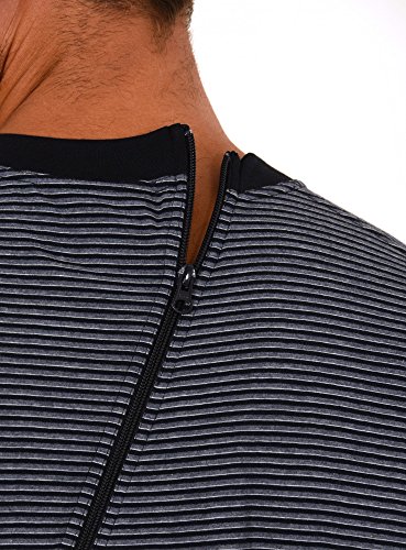 Men's Alzheimer's Clothing Jumpsuit Nursing Pyjama Short Sleeve Zipper at Back and Leg4